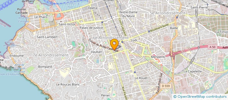 localisation de l'entreprise D'ARRIGO IARD à MARSEILLE