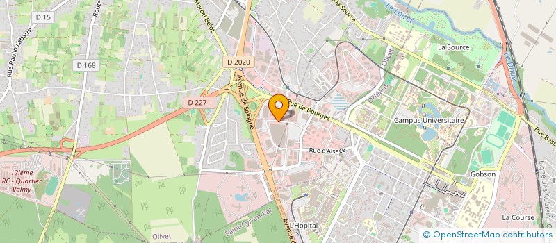 localisation de l'entreprise D'ARTOIS SARL à OLIVET