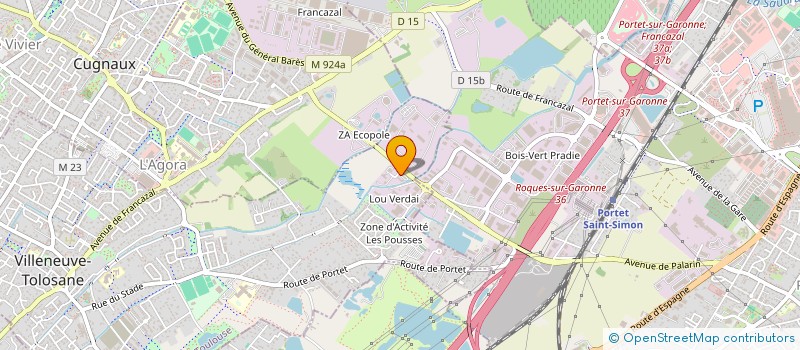 localisation de l'entreprise D'ASSAS à VILLENEUVE-TOLOSANE