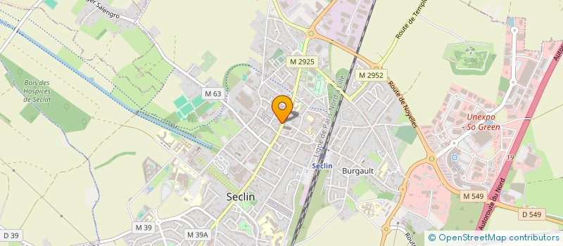 localisation de l'entreprise D ASSIGNIES  SECLIN