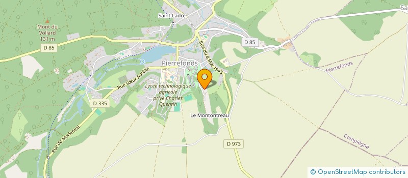 localisation de l'entreprise D'ATALANTE  PIERREFONDS