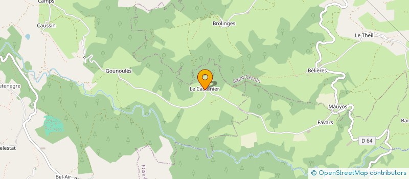 localisation de l'entreprise D'AUSSEPAN à SAINT-ILLIDE