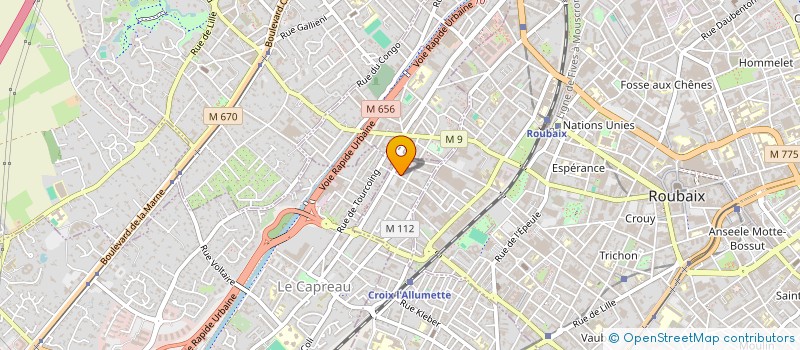 localisation de l'entreprise D'AUTRE PART à CROIX