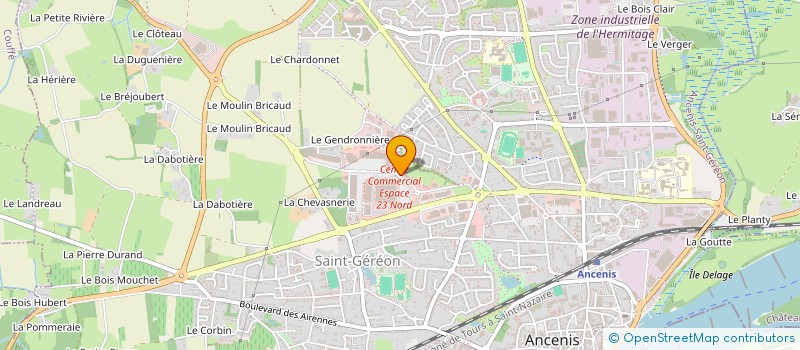 localisation de l'entreprise D'AUTRES TERRES à ANCENIS-SAINT-GEREON