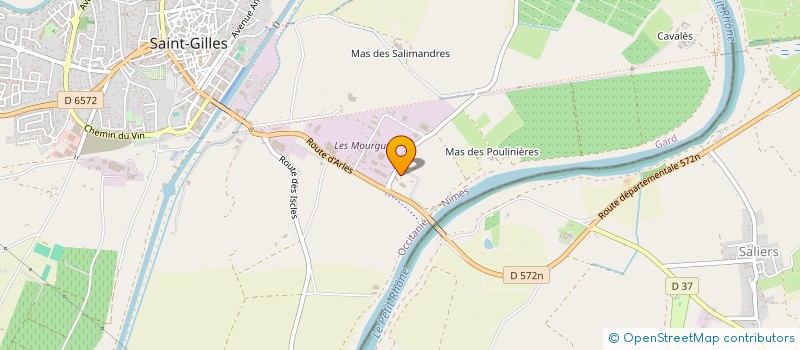 localisation de l'entreprise D'AUZIERES à SAINT-GILLES