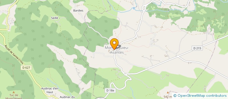 localisation de l'entreprise D'AVANTES à MONTESQUIEU-AVANTES