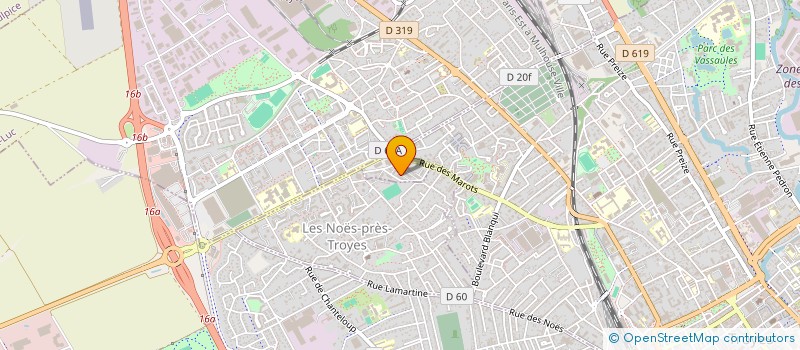 localisation de l'entreprise D'AVELLA à TROYES