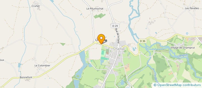 localisation de l'entreprise D'AVENNES à CHAILLAC