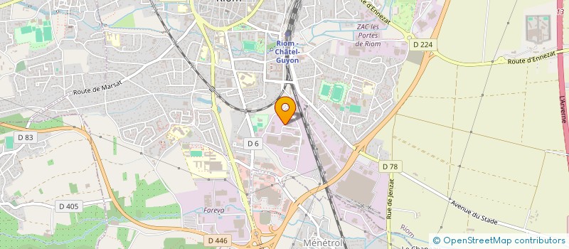 localisation de l'entreprise D'AVERSA PERE ET FILS  RIOM