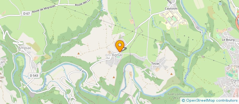 localisation de l'entreprise D'AYROLLES  DRUELLE BALSAC