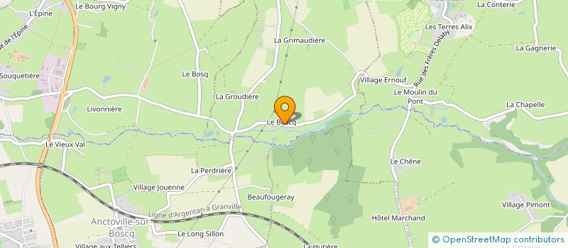 localisation de l'entreprise D'AZUR ET D'OR à LONGUEVILLE