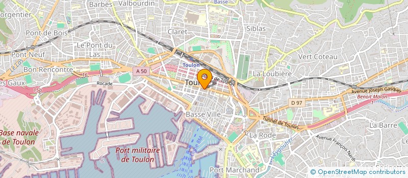 localisation de l'entreprise D'AZURIMMO  TOULON