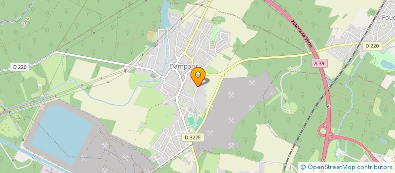 localisation de l'entreprise D & B  DAMPARIS