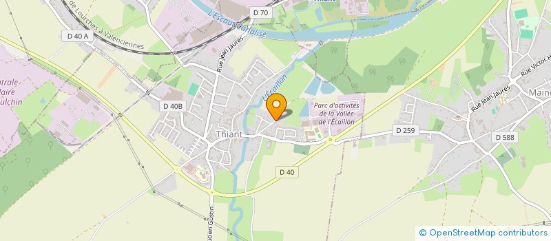 localisation de l'entreprise D.B.  THIANT