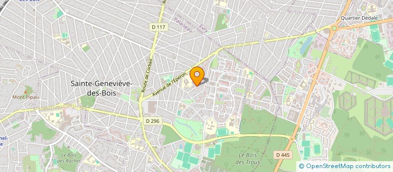 localisation de l'entreprise D&B  SAINTE-GENEVIEVE-DES-BOIS