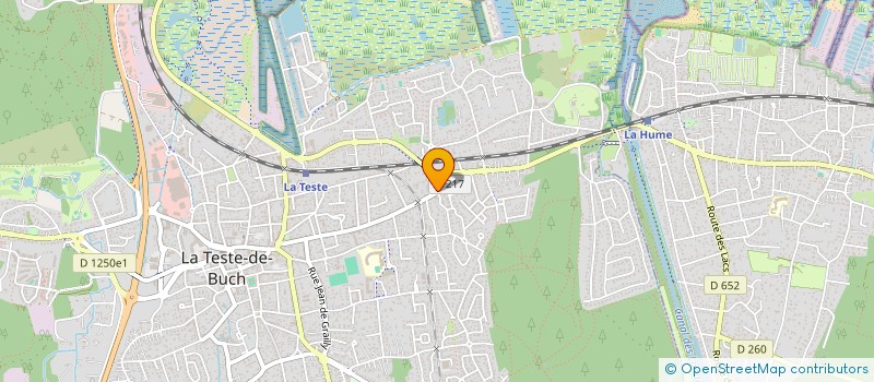 localisation de l'entreprise D.B.A à LA TESTE-DE-BUCH