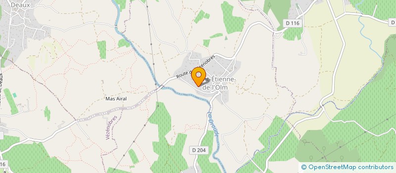 localisation de l'entreprise D.B.A. METAL TANA à MARTIGNARGUES