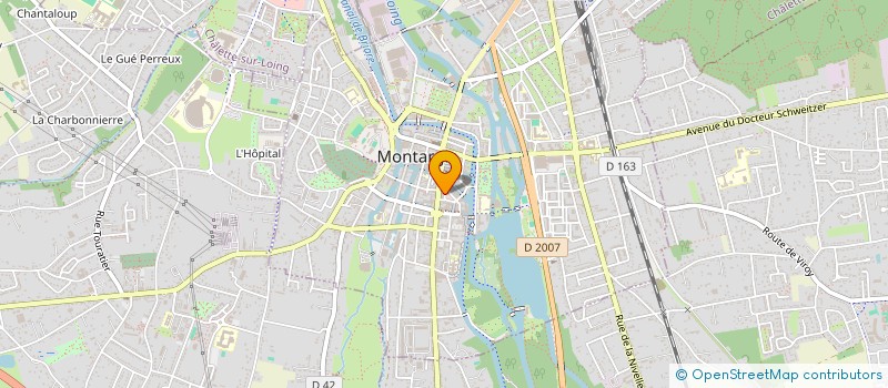 localisation de l'entreprise D.B. AGENCEMENT  MONTARGIS