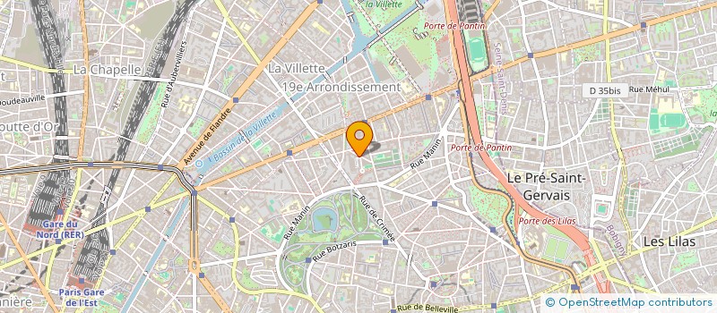 localisation de l'entreprise D & B AUDIOTECHNIK FRANCE SARL à PARIS