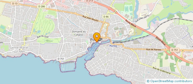 localisation de l'entreprise D.B.B.C.G.  PORNIC