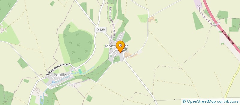 localisation de l'entreprise D.B.B FORMALITES  SAINT-CREPIN-IBOUVILLERS