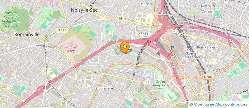 localisation de l'entreprise D B C à NOISY-LE-SEC