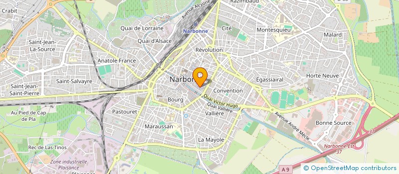 localisation de l'entreprise D B C EURO FINANCES SARL  NARBONNE
