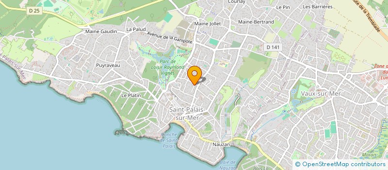 localisation de l'entreprise D.B.C.N GIRAUD  SAINT-PALAIS-SUR-MER