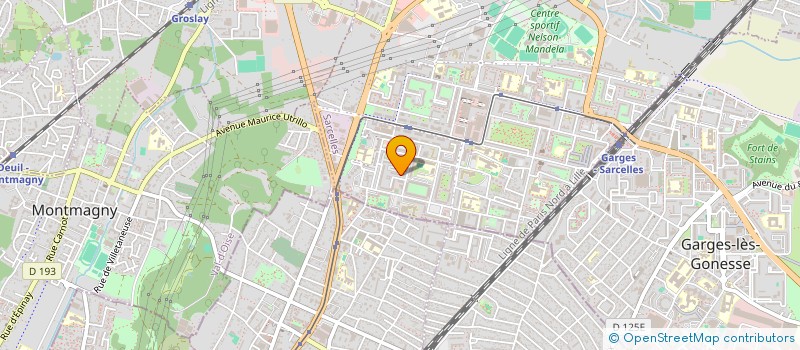 localisation de l'entreprise D&B CLEAN UP à SARCELLES