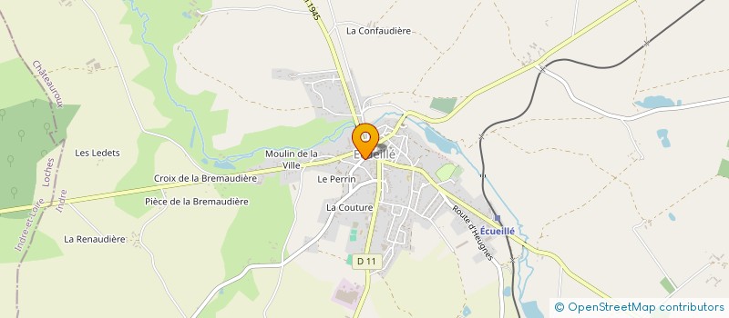 localisation de l'entreprise D & B COMPETITION à ECUEILLE