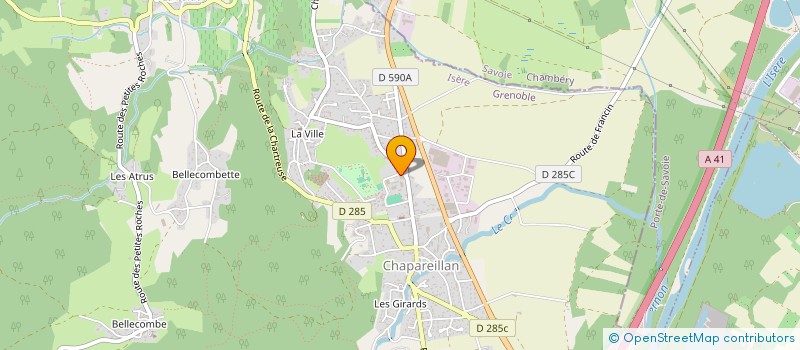 localisation de l'entreprise D.B. CONCEPT à PORTE-DE-SAVOIE