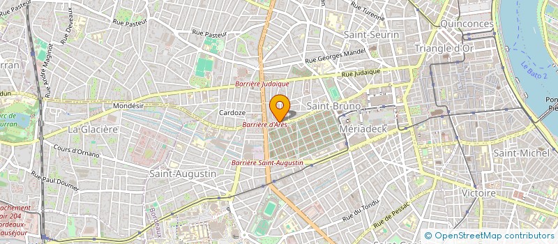 localisation de l'entreprise D B CONSEIL  BORDEAUX