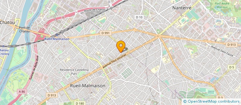 localisation de l'entreprise D.B. CONSULTING à RUEIL-MALMAISON