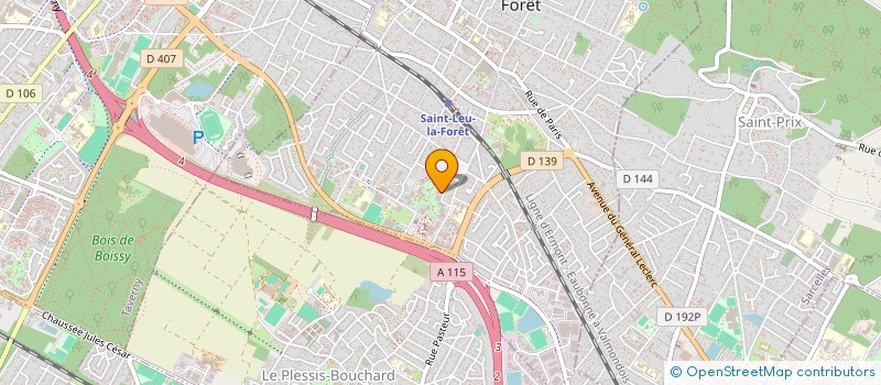 localisation de l'entreprise D&B CONSULTING à SAINT-LEU-LA-FORET