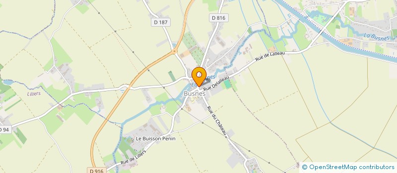 localisation de l'entreprise D.B. COUVERTURE à BUSNES