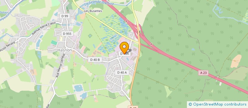 localisation de l'entreprise D.B.DIS  HASNON