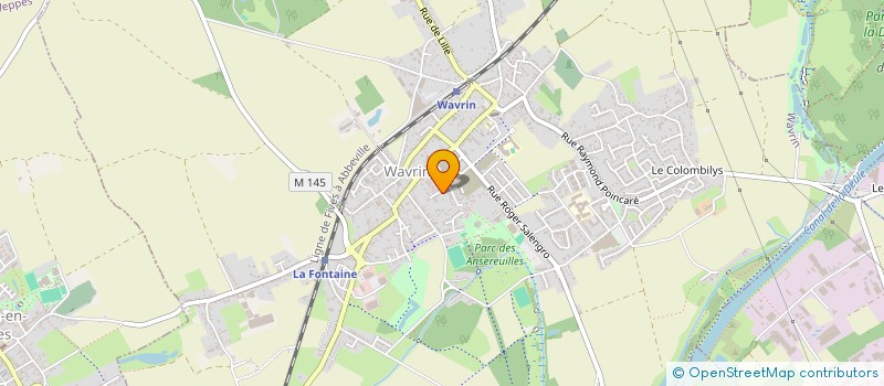 localisation de l'entreprise D.B.E. AMENAGEMENT à WAVRIN