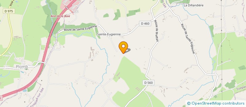 localisation de l'entreprise D.B.E PRESTATION  TIREPIED-SUR-SEE