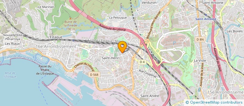 localisation de l'entreprise D.B. EXPERTISES à MARSEILLE
