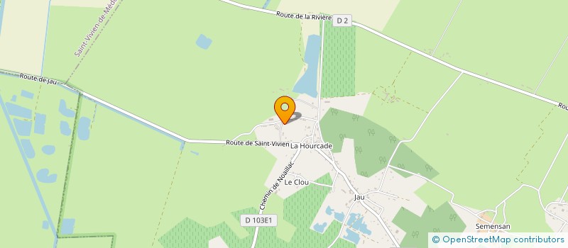 localisation de l'entreprise D.B FINANCEMENT  JAU-DIGNAC-ET-LOIRAC