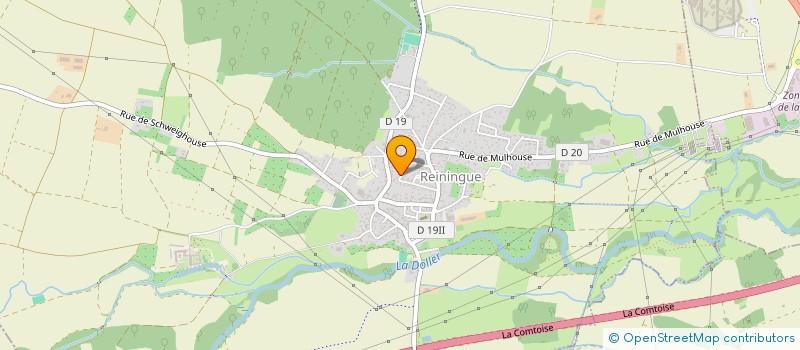 localisation de l'entreprise D.B. GESTIMMO  REININGUE