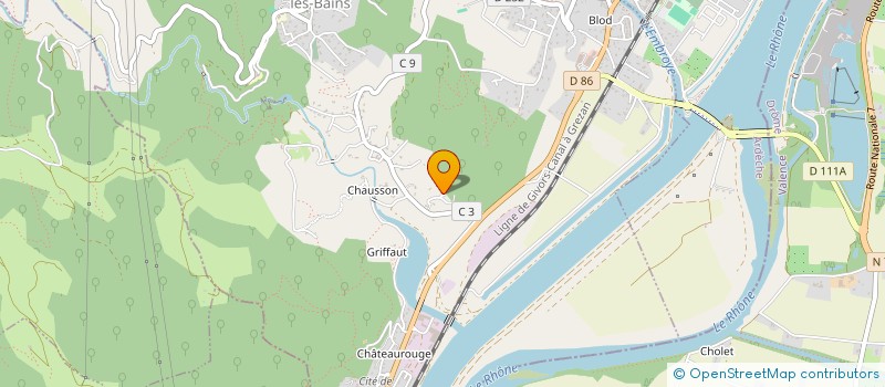 localisation de l'entreprise D B H à SAINT-GEORGES-LES-BAINS