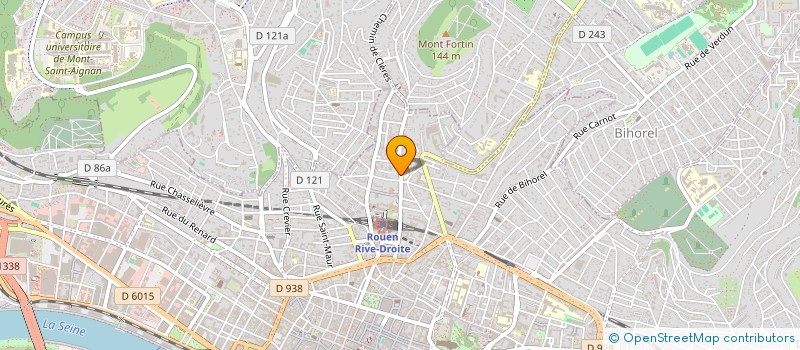 localisation de l'entreprise D.B.H  DEVILLE-LES-ROUEN