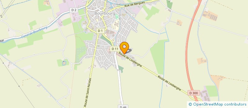 localisation de l'entreprise D.B. INDUSTRIE à DUNKERQUE