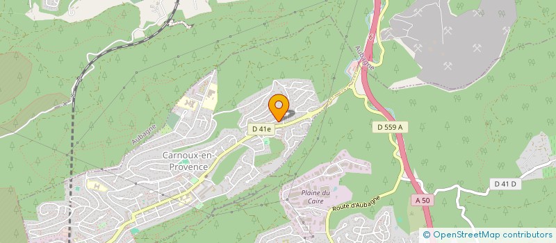 localisation de l'entreprise D.B INVESTISSEMENTS à CARNOUX-EN-PROVENCE