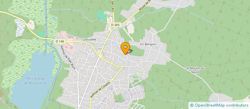 localisation de l'entreprise D B L DU QUARTIER MATHIOU  BISCARROSSE