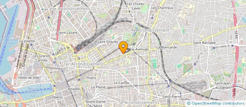 localisation de l'entreprise D.B.L.S. à MARSEILLE