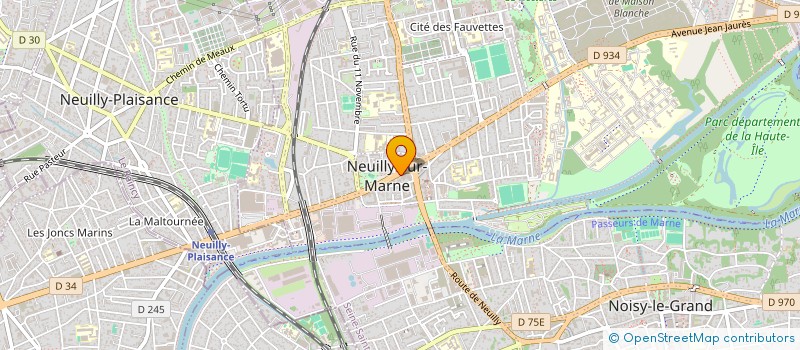 localisation de l'entreprise D&B LOCATION à NEUILLY-SUR-MARNE