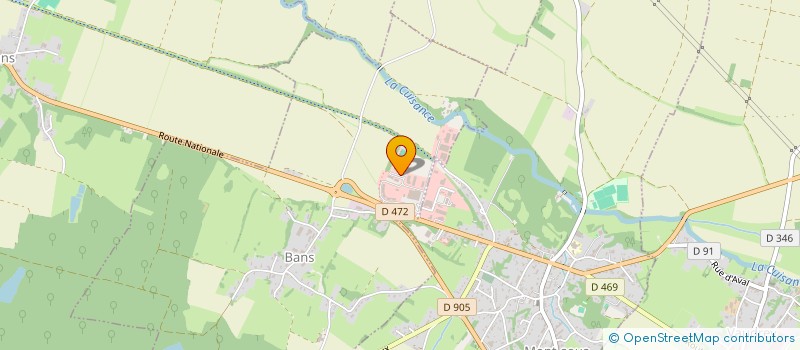 localisation de l'entreprise D.B.M  BANS