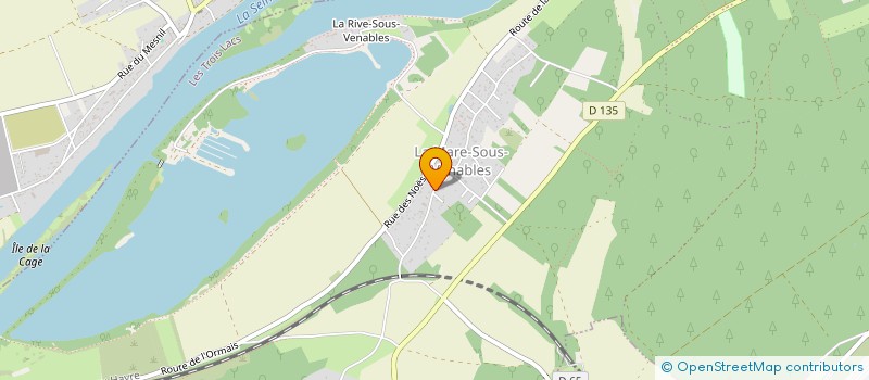 localisation de l'entreprise D.B.M à LES TROIS LACS